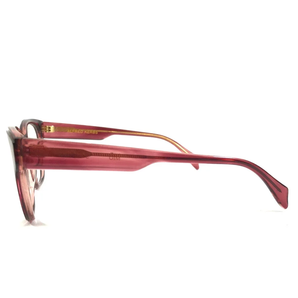 Alfred Kerbs Eyeglasses Frames MIO PU Purple Horn Cat Eye Full Rim 54-16-135